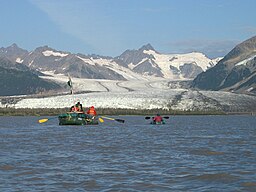 Rafting på Copper River i Alaska