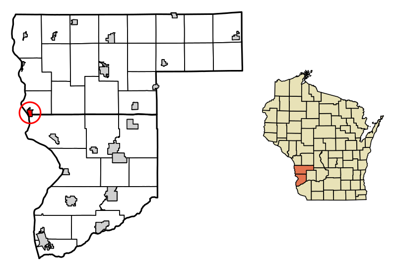 Crawford County Wi Gis File:crawford County Wisconsin Incorporated And Unincorporated Areas De  Soto Highlighted.svg - Wikimedia Commons