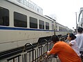北京市五道口平交道，铁栅由人手操作（2016年11月起消失）