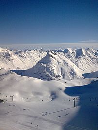 Panorama des Alpes.