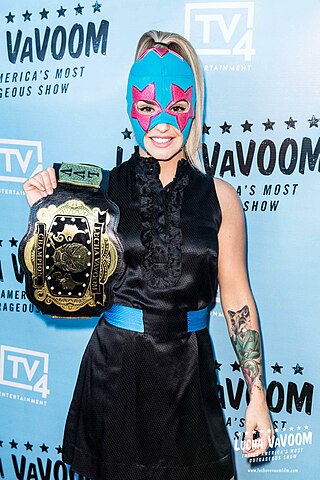 <span class="mw-page-title-main">Laura James (wrestler)</span> English professional wrestler