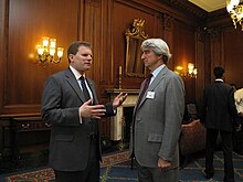 U.S. Representative Dan Maffei and Waterston Dan Maffei and Sam Waterston.jpg