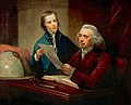 Thumbnail for File:David Martin (1737-1797) - James Russell (d.1773), Professor of Natural Philosophy at Edinburgh University, with his Son James - PG 2014 - National Galleries of Scotland.jpg