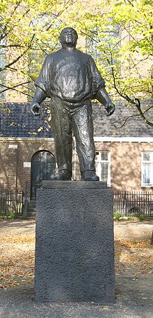 De Dokwerker (the dock worker) on the Jonas Daniel Meijerplein in Amsterdam De Dokwerker.jpg