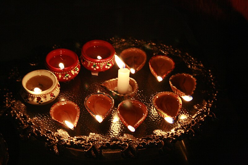 File:Diwali lamps.jpg