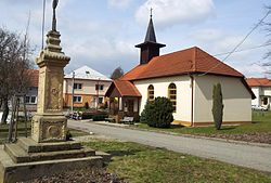 Skyline of Dobrkovice