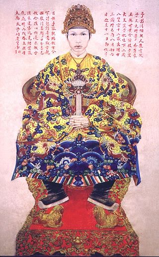 <span class="mw-page-title-main">Đồng Khánh</span> Emperor of Đại Nam under French protectorate of Annam and Tonkin