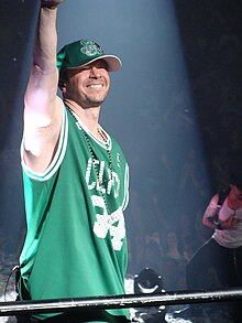 Wahlberg performing in 2011 Donnie Wahlberg (6018918041).jpg