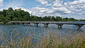 "Dyssebroen" bridge, connecting Christiania's main portion (Christianshavn Side) to its more 'rural' Amager Side backdrop across Stadsgraven canal