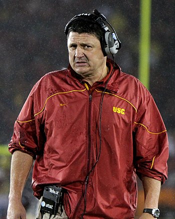 Orgeron at USC in 2010