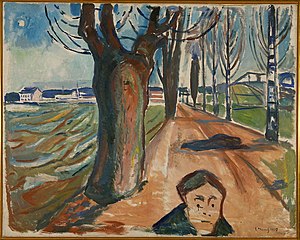 Der Mörder in der Allee (Edvard Munch)