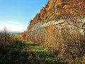 Reste der ehemaligen höhenversetzten Fahrbahn