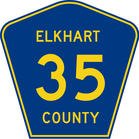 File:Elkhart County Road 35 IN.svg