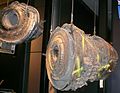 Airplane engine parts from Flight 175