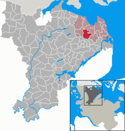 Läget för kommunen Esgrus i Kreis Schleswig-Flensburg