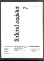 Thumbnail for File:Federal Register 1986-05-19- Vol 51 Iss 96 (IA sim federal-register-find 1986-05-19 51 96).pdf