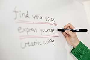 Find your voice. express yourself. creative writing..jpg