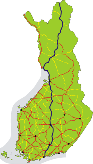 <span class="mw-page-title-main">Finnish national road 4</span> Road in Finland