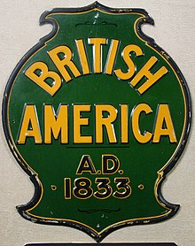 Пожарна марка за British American Assurance Company в Торонто, Онтарио, Канада.jpg