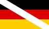 埃德温·雷德斯洛布（德语：Edwin Redslob）方案，白条象征德国的分裂（1948年）
