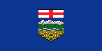 le drapeau de l'Alberta