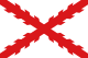 Vlag van Kruis van Bourgondië.svg