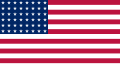 美國國旗（密克羅尼西亞聯邦） 1944-1959 比例 10:19