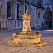 Fountain at Plaza de Sta Maria in Vitoria-Gasteiz (1)