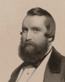 Lithograph of bearded man