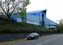 Frank Pick House near the station, on Gunnersbury Lane Frank Pick House, Bollo Lane, Acton (geograph 2641727).jpg