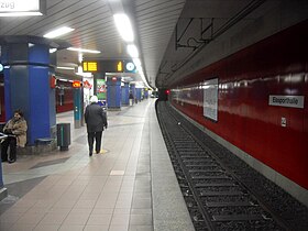 Illustrativt billede af artiklen Eissporthalle (metro fra Frankfurt)