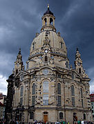 La Frauenkirche ya reconstruida.