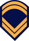 Insigno de permanenta helena Air Force Sergeant.