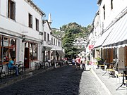 Street with cafes in the Citadel