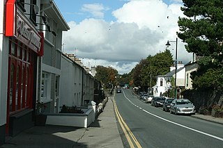 Glassan Village in Leinster, Ireland