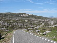 Golden Road from Rodel to Tarbet along the east coast of South Harris