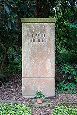 Grave of David Hilbert at Stadtfriedhof Göttingen 2017.jpg