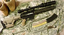 Grendel counter-sniper rifle with Bushnell Elite 4200 scope Grendel Counter Sniper.JPG