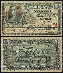A ticket purchased by a guest of the Democratic National Convention in San Francisco. GuestPassDemNatlConvSanFran06281920.jpg