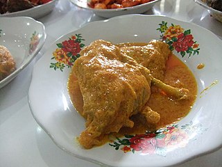 Gulai ayam Indonesian dish