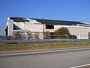 Hangar's east elevation, 2011