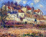 "Scene de village"(c.1900)