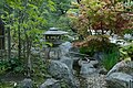 The shrine's peony garden