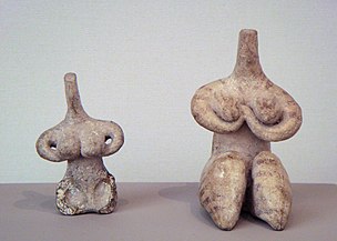 Figures femenines, 6000-5100 aC. Museu del Louvre