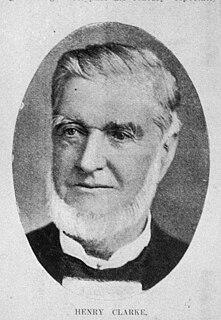 Henry Clarke (Australian politician) Australian businessman and politician