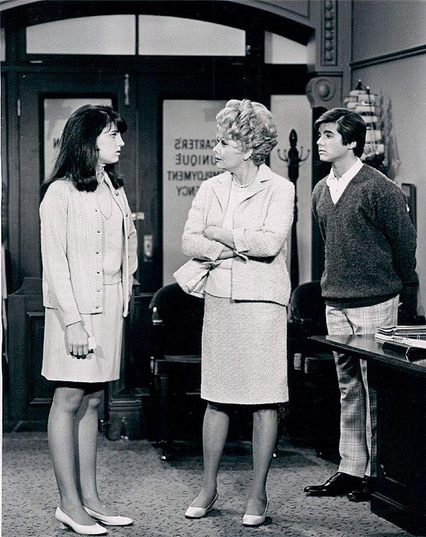 Arnaz, her mother Lucille Ball and her brother Desi Jr., in Here's Lucy, 1968