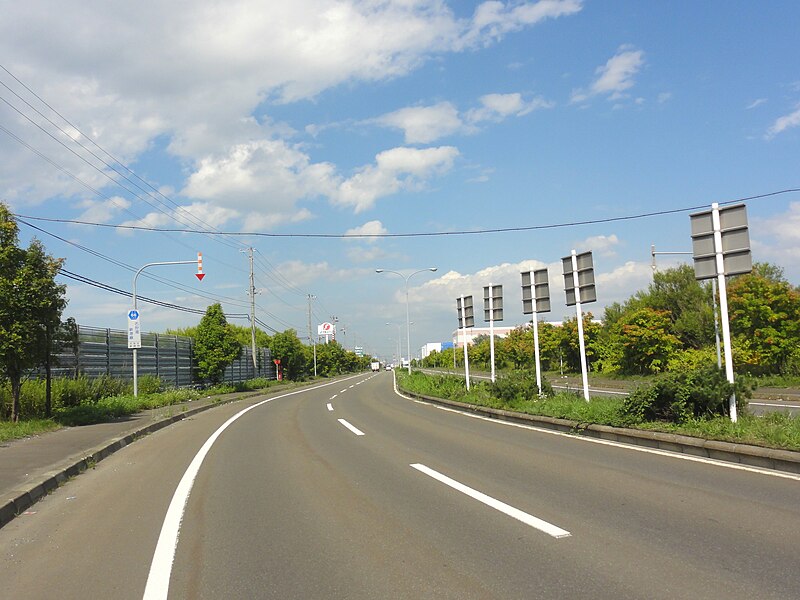 File:Hokkaido Pref Route 1066, Ishikari.jpg