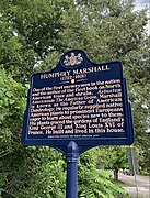 Humphry Marshall state historical marker, West Bradford Township, Chester County, Pennsylvania, US.jpg