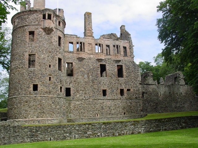 Huntly Castle, the former seat of the Marquesses of Huntly