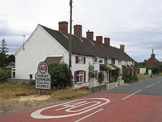 Hurley Common village in United Kingdom